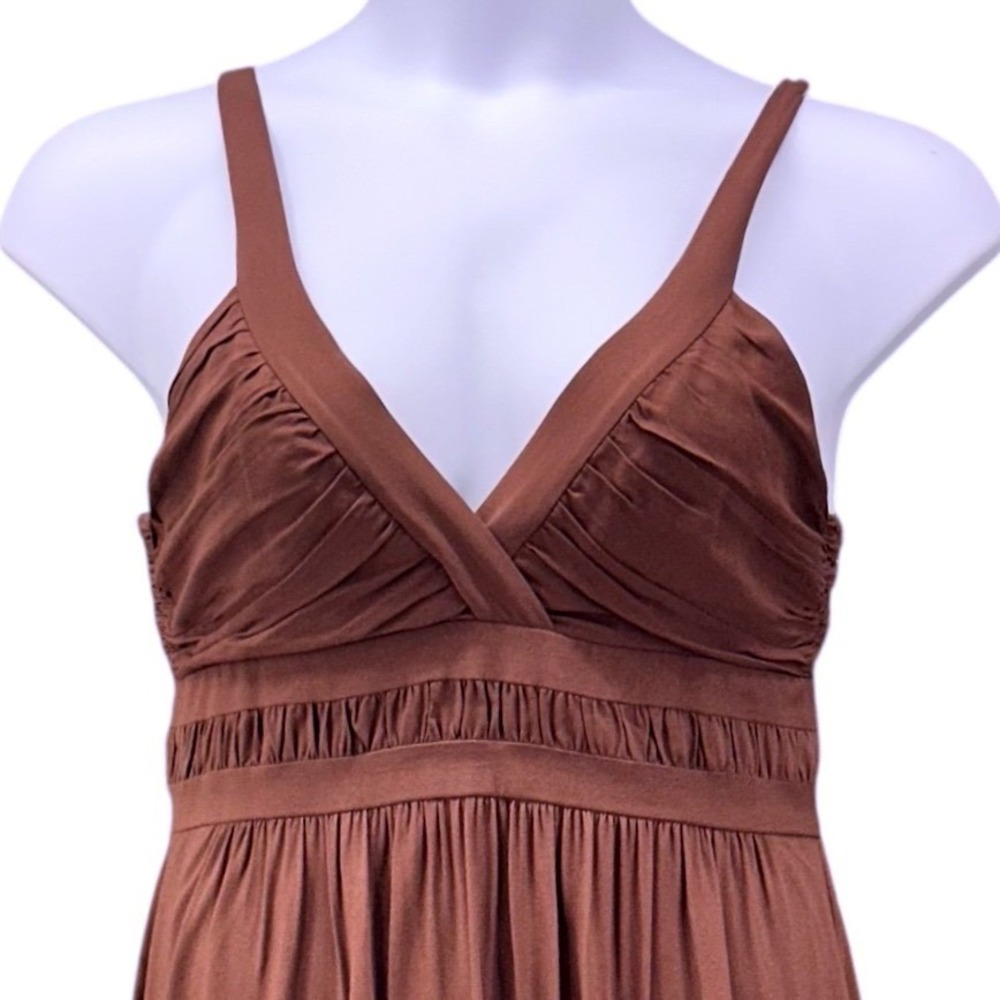Theory Y2k‎ Babydoll Dress Brown 10 - Picture 3 of 14